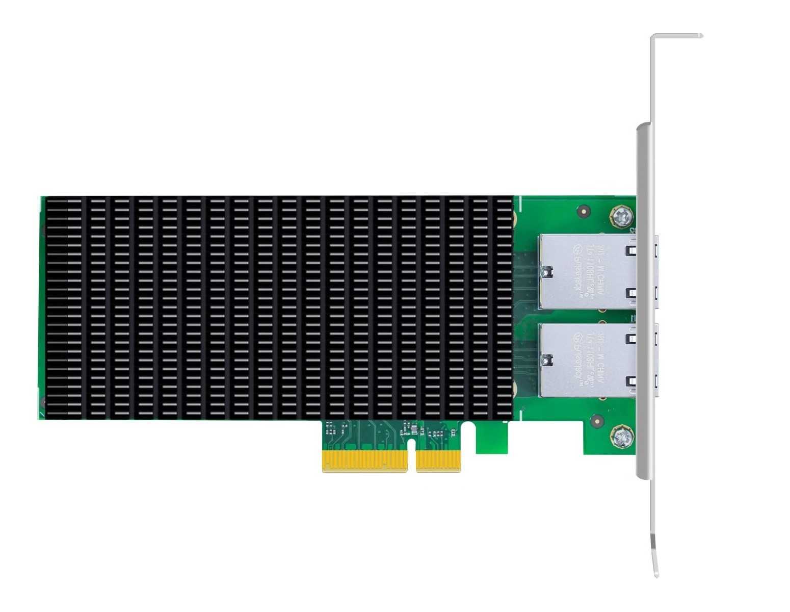 10 gig RJ45 Ethernet Card w/2Ports - PCIe 4.0 x4/8/16 