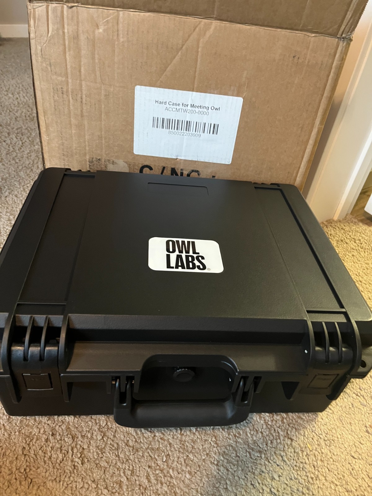 Owl Labs (ACCMTW200-0000) Hard Case for Meeting Owl - Black