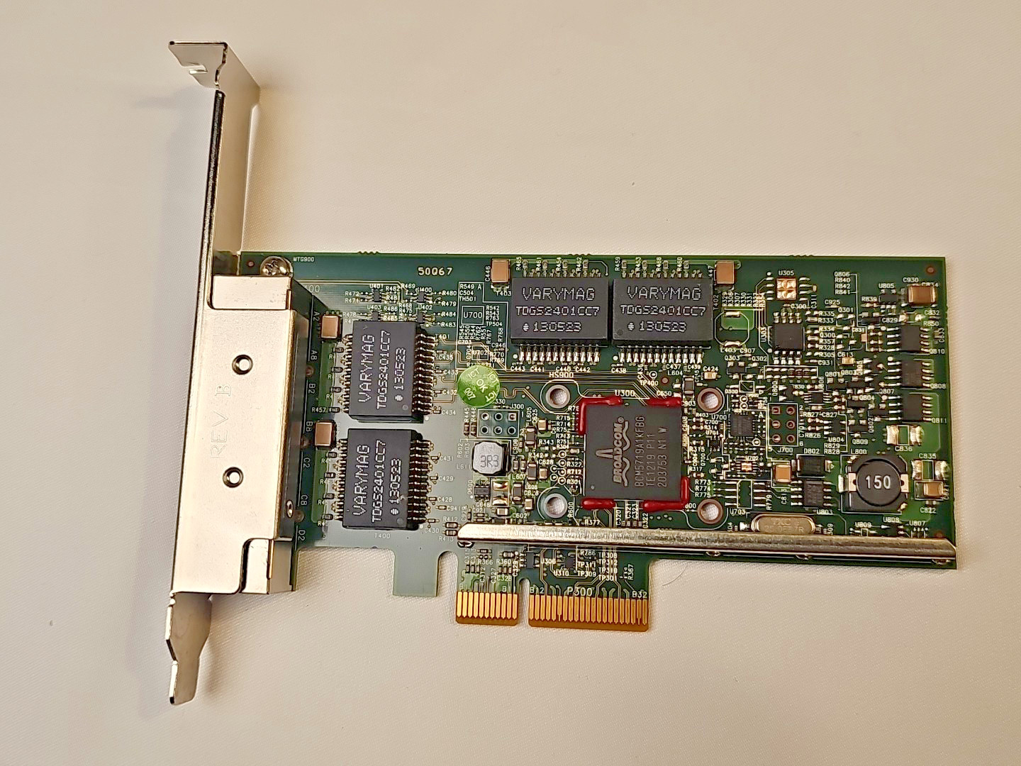 DELL Broadcom 1Gb Quad 4x Port PCIe Network LAN Card BCM95719A1904G High Profile