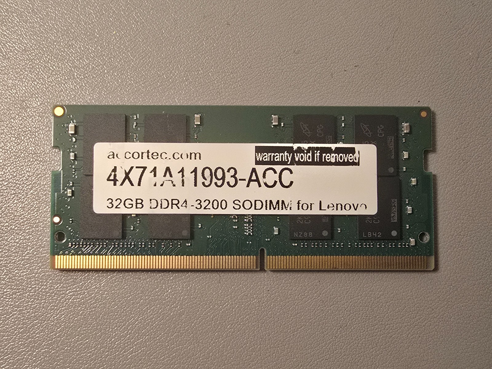 Accortec 4X71A11993-ACC 32GB DDR4 3200MHz Memory Compatible for Lenovo ThinkPad