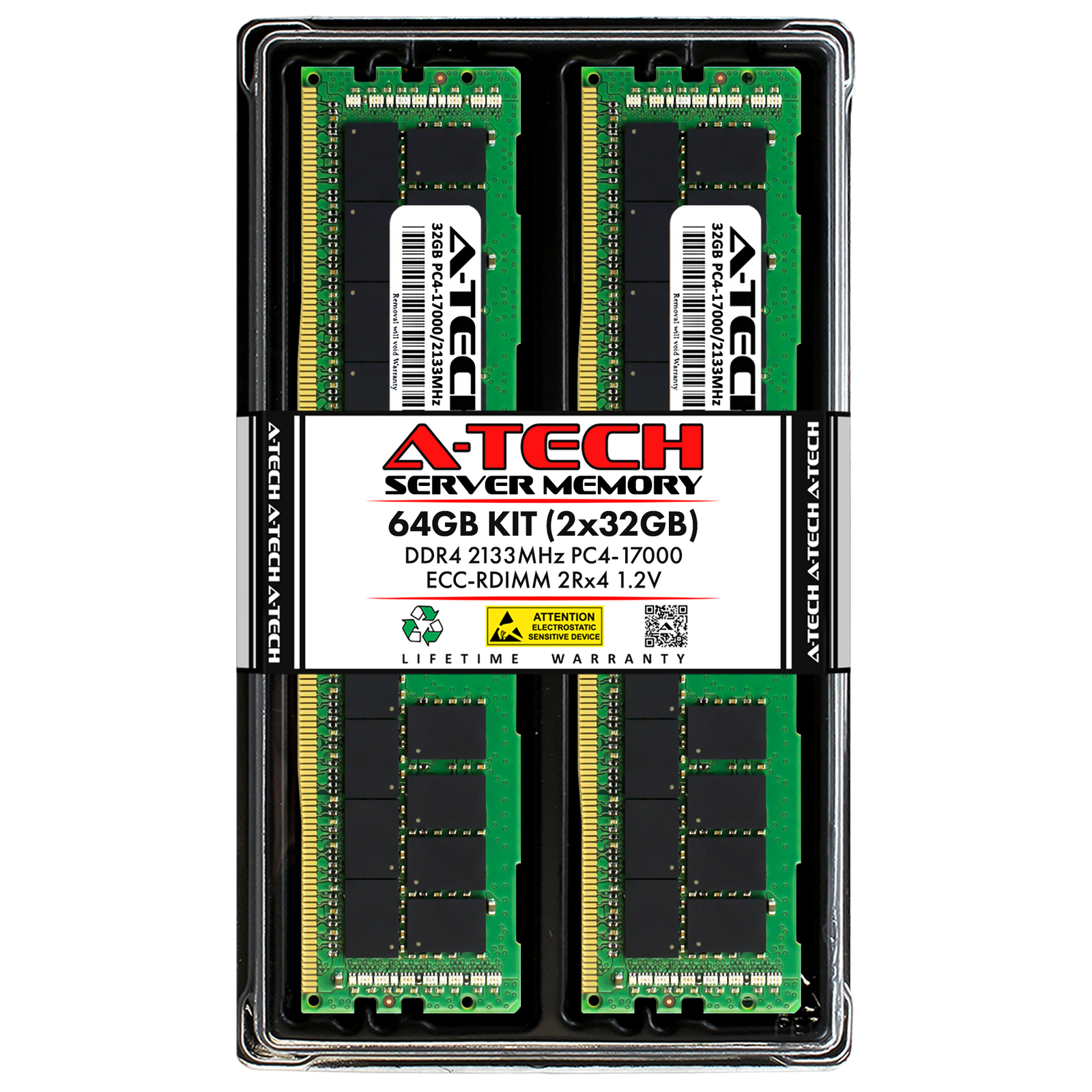 64GB 2x 32GB PC4-2133 RDIMM Supermicro X10DDW-i3 X10DRC-T4+ X10DRL-CT Memory RAM