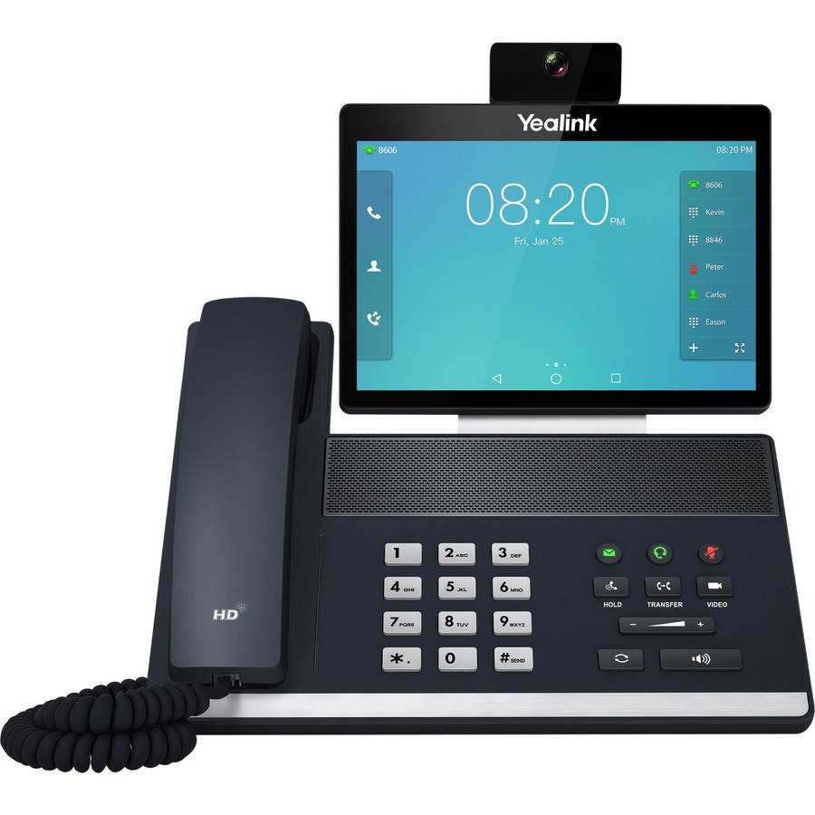 Yealink VP59 IP Phone Corded/Cordless Wi-Fi Bluetooth Desktop Classic Gray