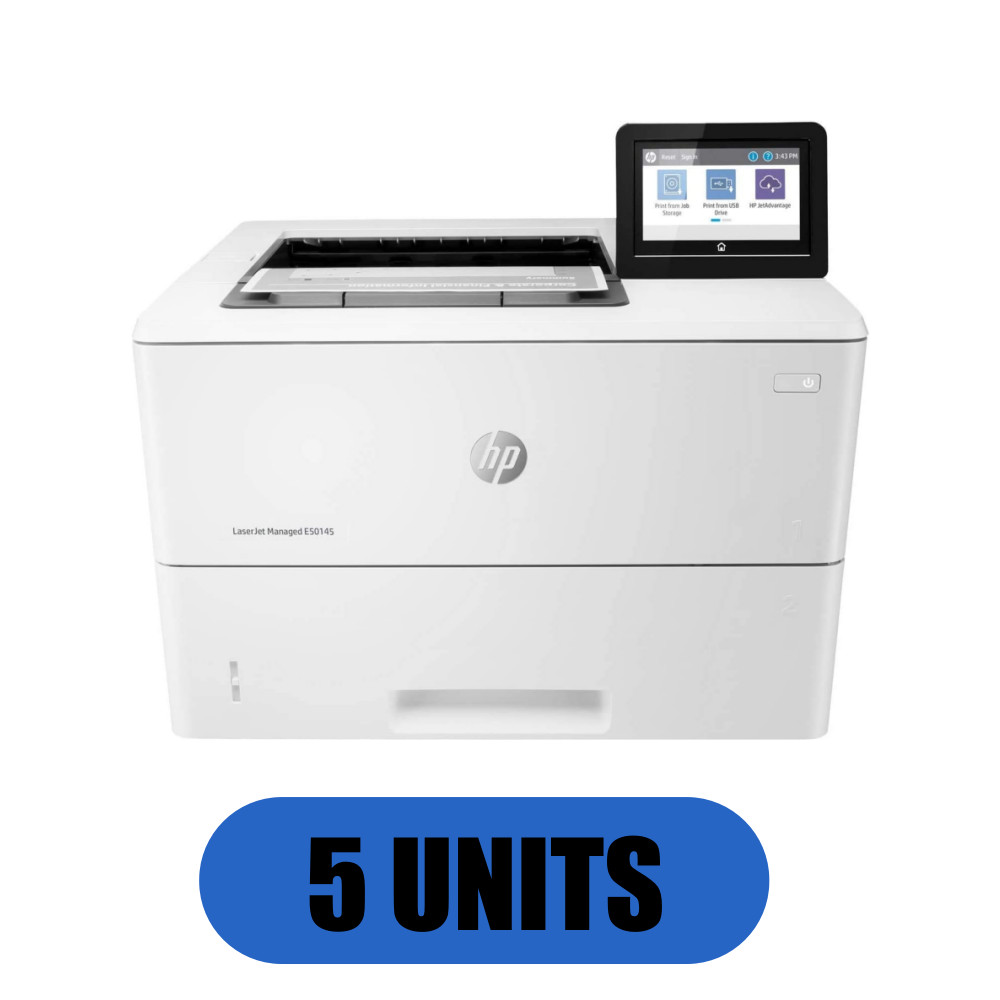 HP LaserJet Managed E50145 Mono Laser Printer w/Toner Tested 5 Units Local Only