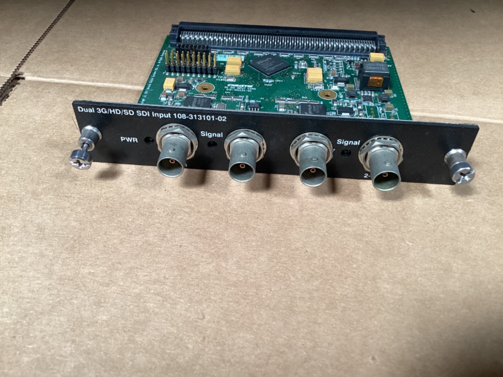 Christie Projector Dual 3G/HD/SD SDI Input Card 108-313101-02 ,  015-100234-02