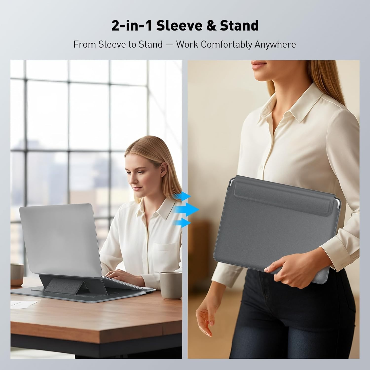 AboveTEK Laptop Sleeve Case for 13-14 inch MacBook Air/Pro, Slim Laptop