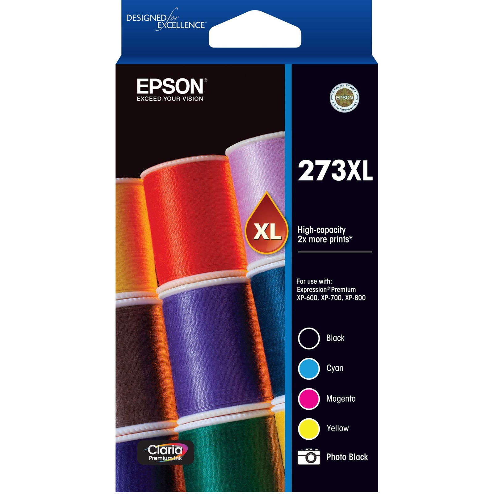 AU GENUINE Original Epson 273XL 5 Ink XP-600 XP-610 XP-700 XP-710 XP-800 T275792