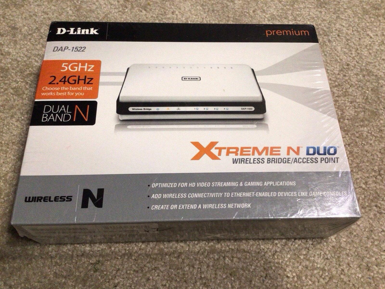 D-Link N Duo Wireless Bridge/Access Point DAP-1522 Dual Band N+300