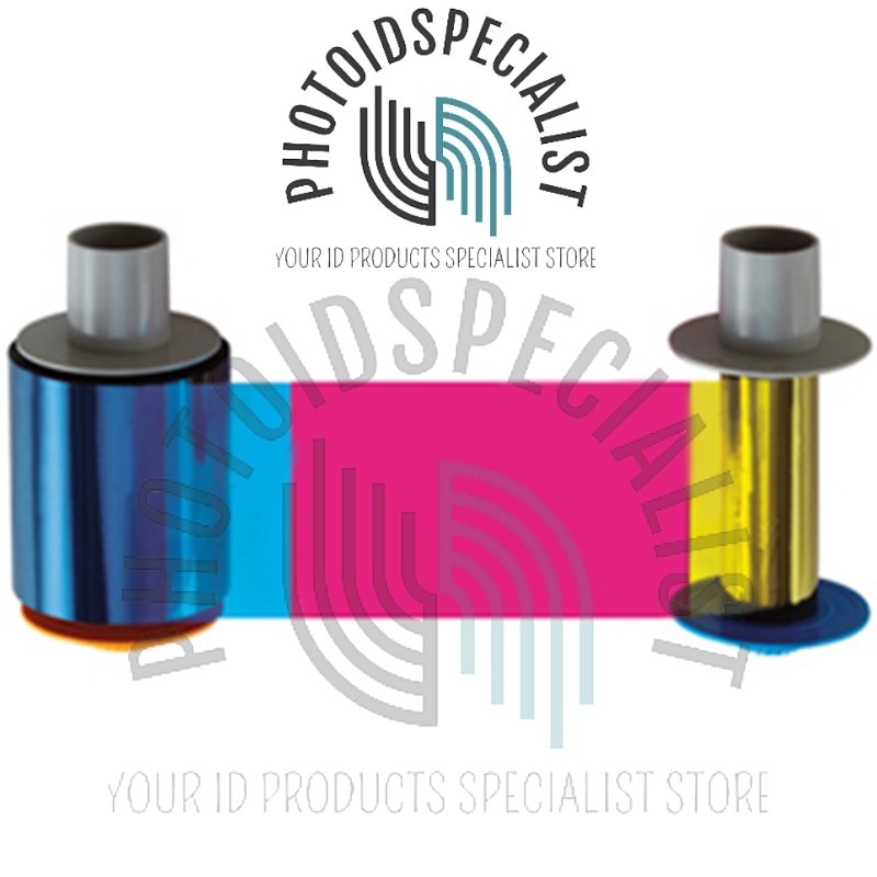 Fargo 84512 YMCKK Color Ribbon with Resin for HDP5600 and HDP5000 - 500 Prints