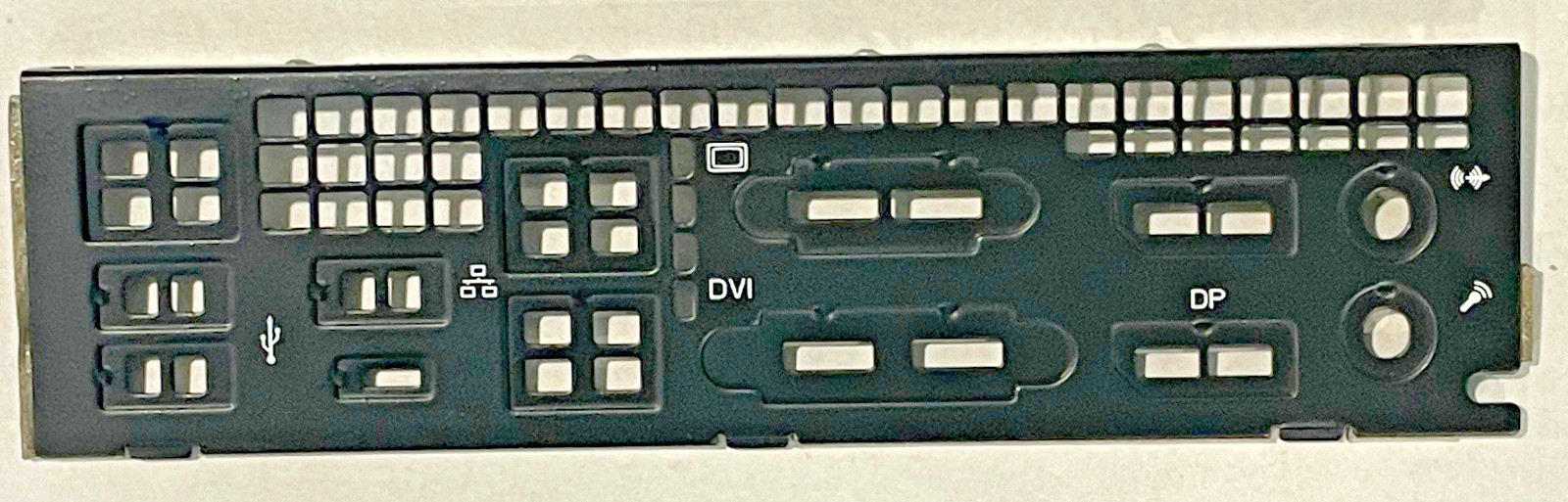 SuperMicro MCP-260-00128-0B 1U I/O Shield for X11SCZ on SC510 with EMI Gasket