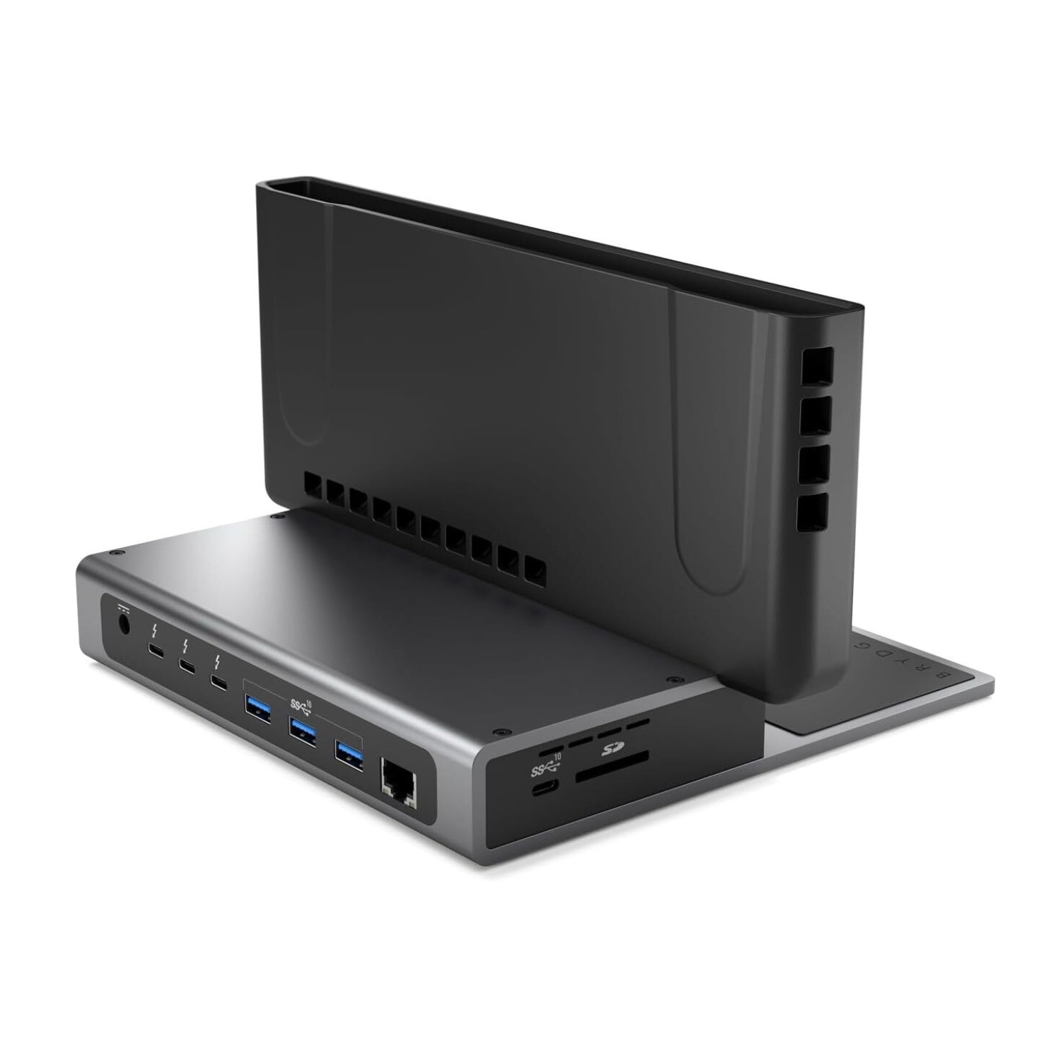 Brydge ProDock Duo TB4 Docking Station for MacBook Pro/Air 13 Inch (Space Gray)