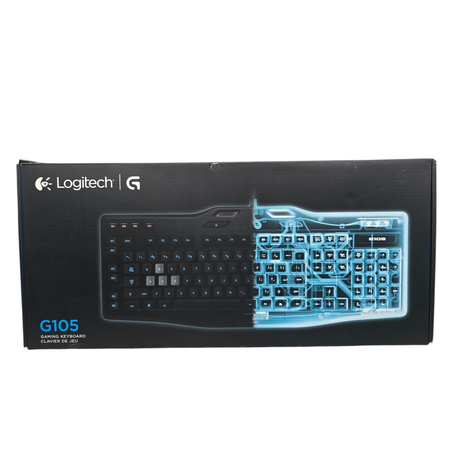 Logitech G105 Gaming Keyboard 920-006214 New Open Box Wired LED Backlight 