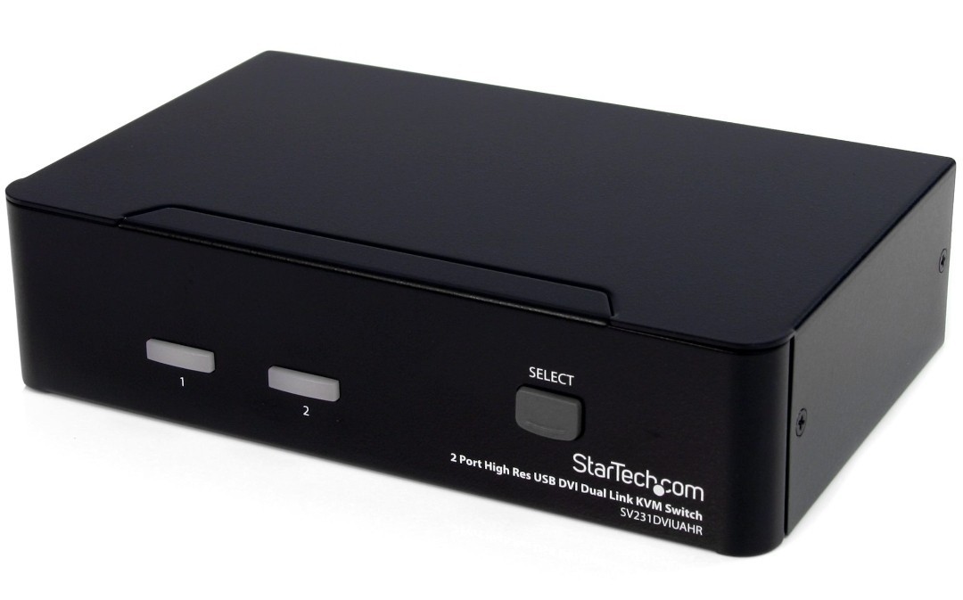 StarTech.com  (SV231DVIUAHR) External KVM / audio switch