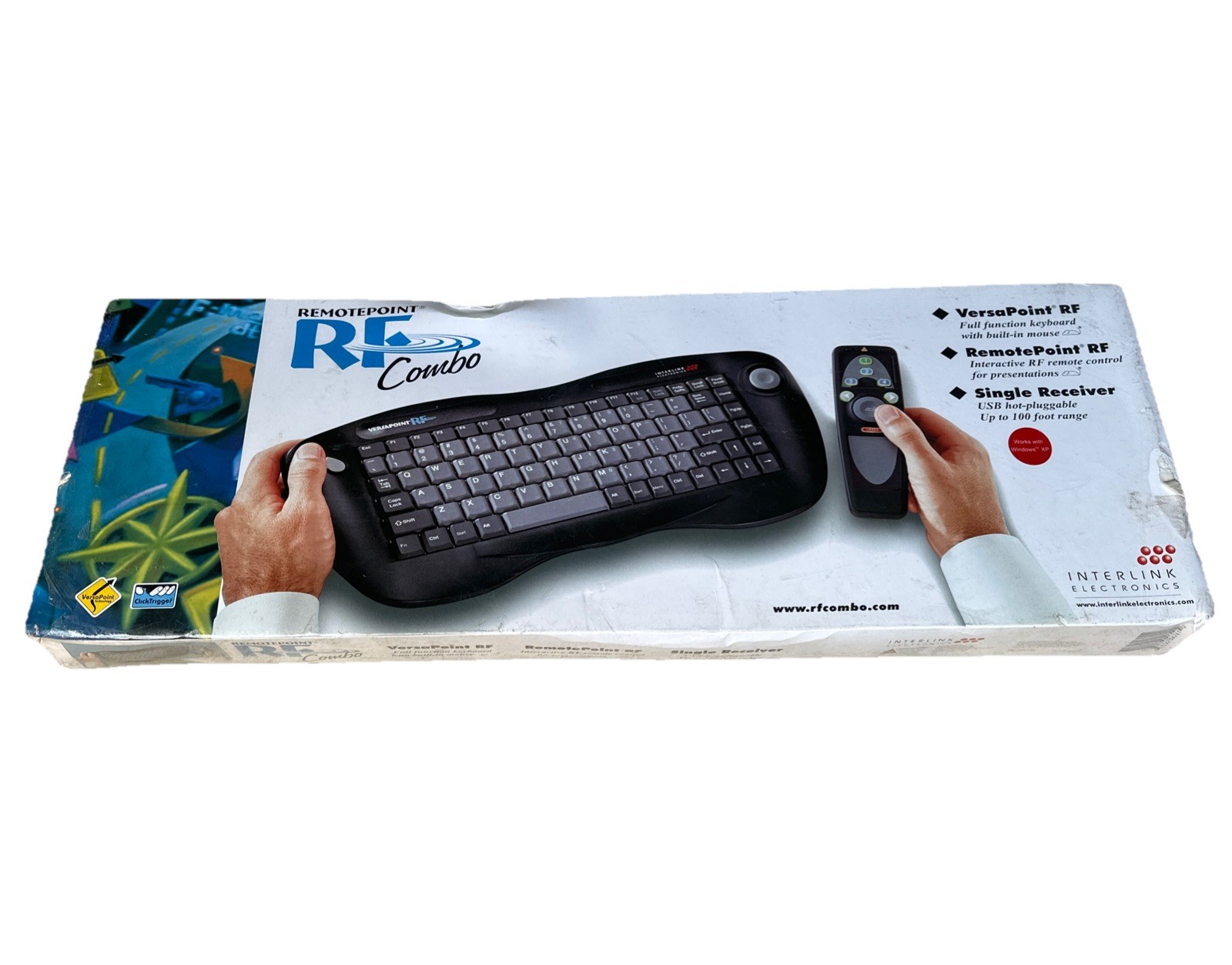 NEW Sealed Remotepoint RF Combo VP6241 Keyboard and RF Remote Control Ships FREE