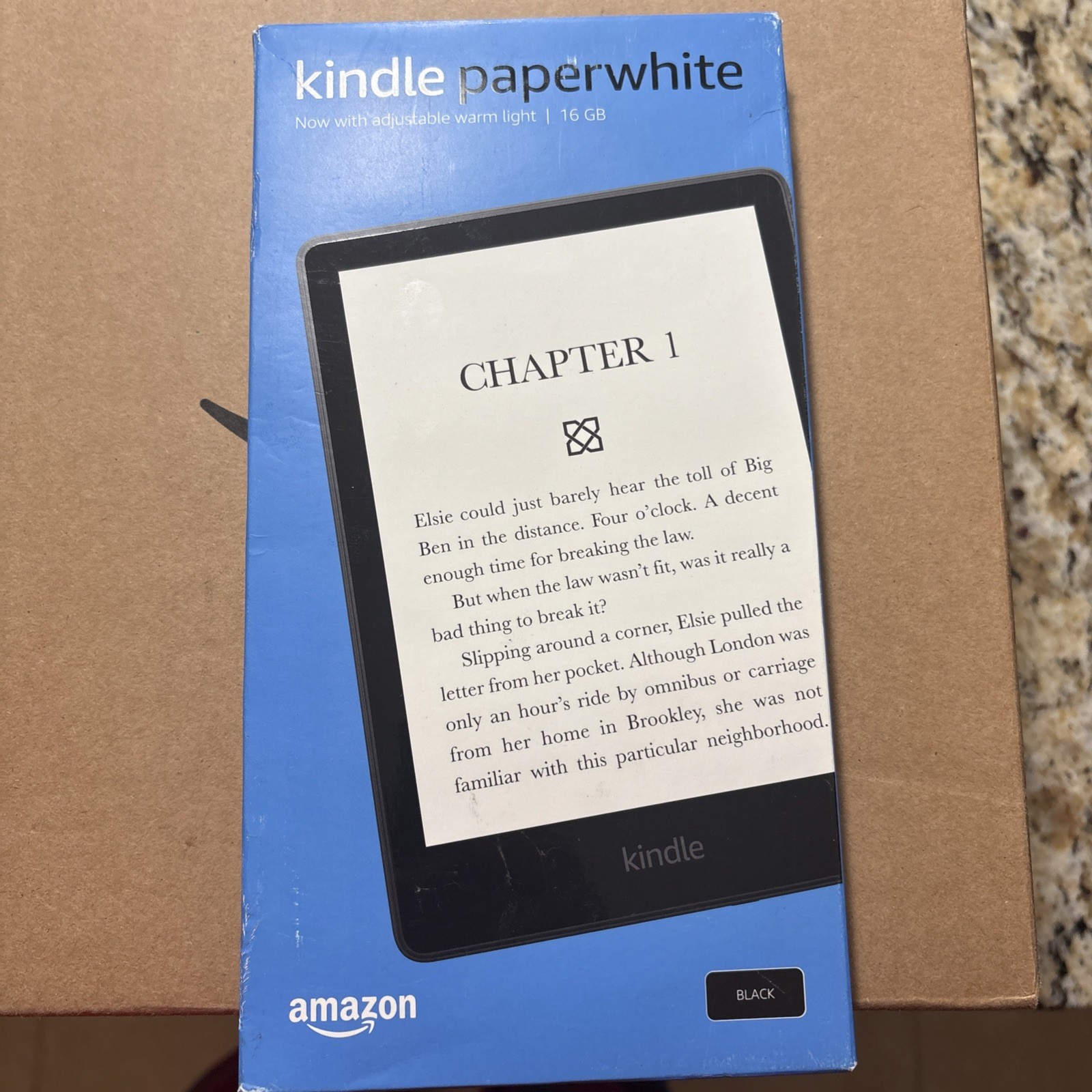 Amazon Kindle Paperwhite 2022 11th Gen 16GB WiFi Waterproof Black eBook eReader