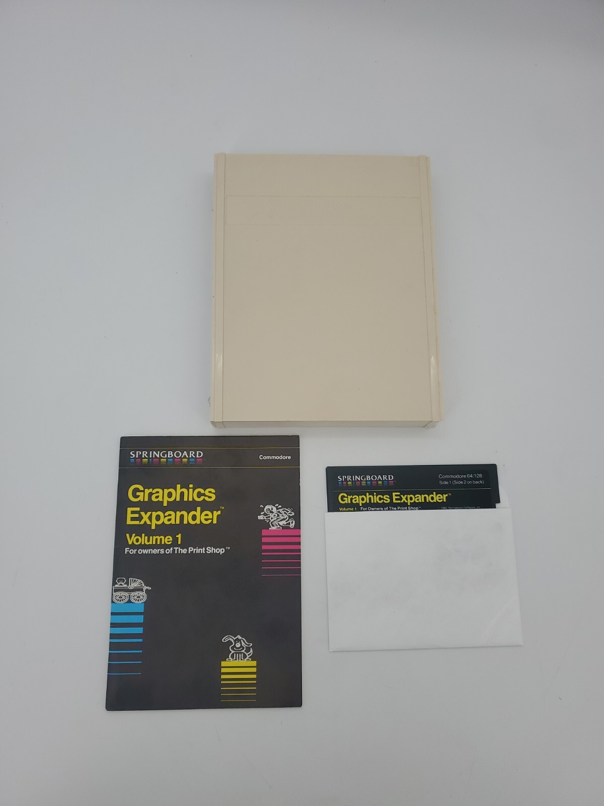 Vintage 1986 Springboard Graphics Expander Volume 1 For Commodore 64/128