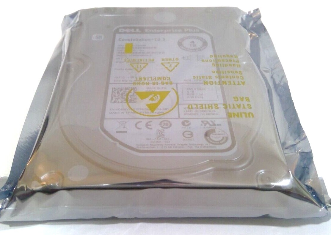 Dell Enterprise Plus 4TB 7.2K 6Gb/s SAS 3.5" HDD ST4000NM0023 DRMYH Health 100%