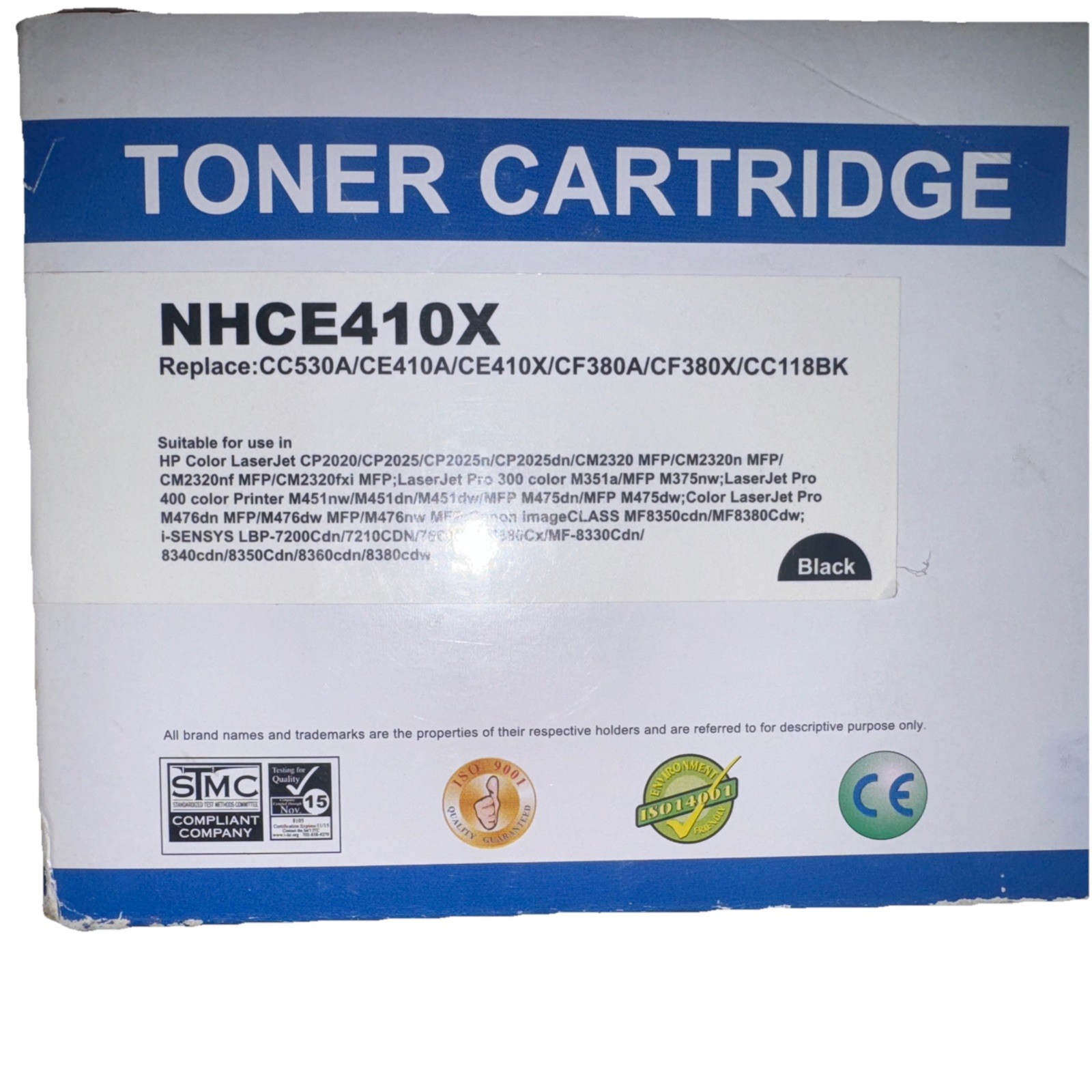 Toner Cartridge NHCE 410 X Black