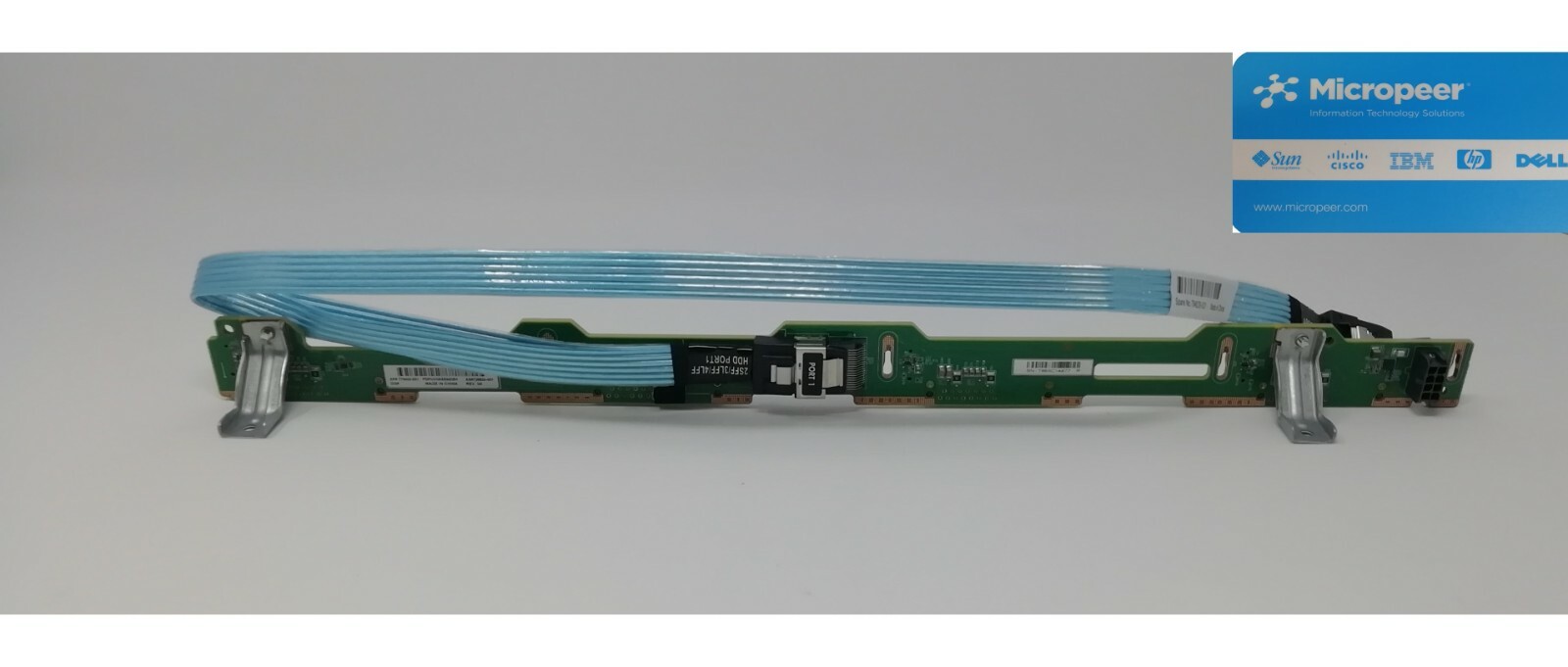HP DL380 Gen9 4Bay LFF 3.5" Backplane Board 775402-001 with SAS Cable 776395-001