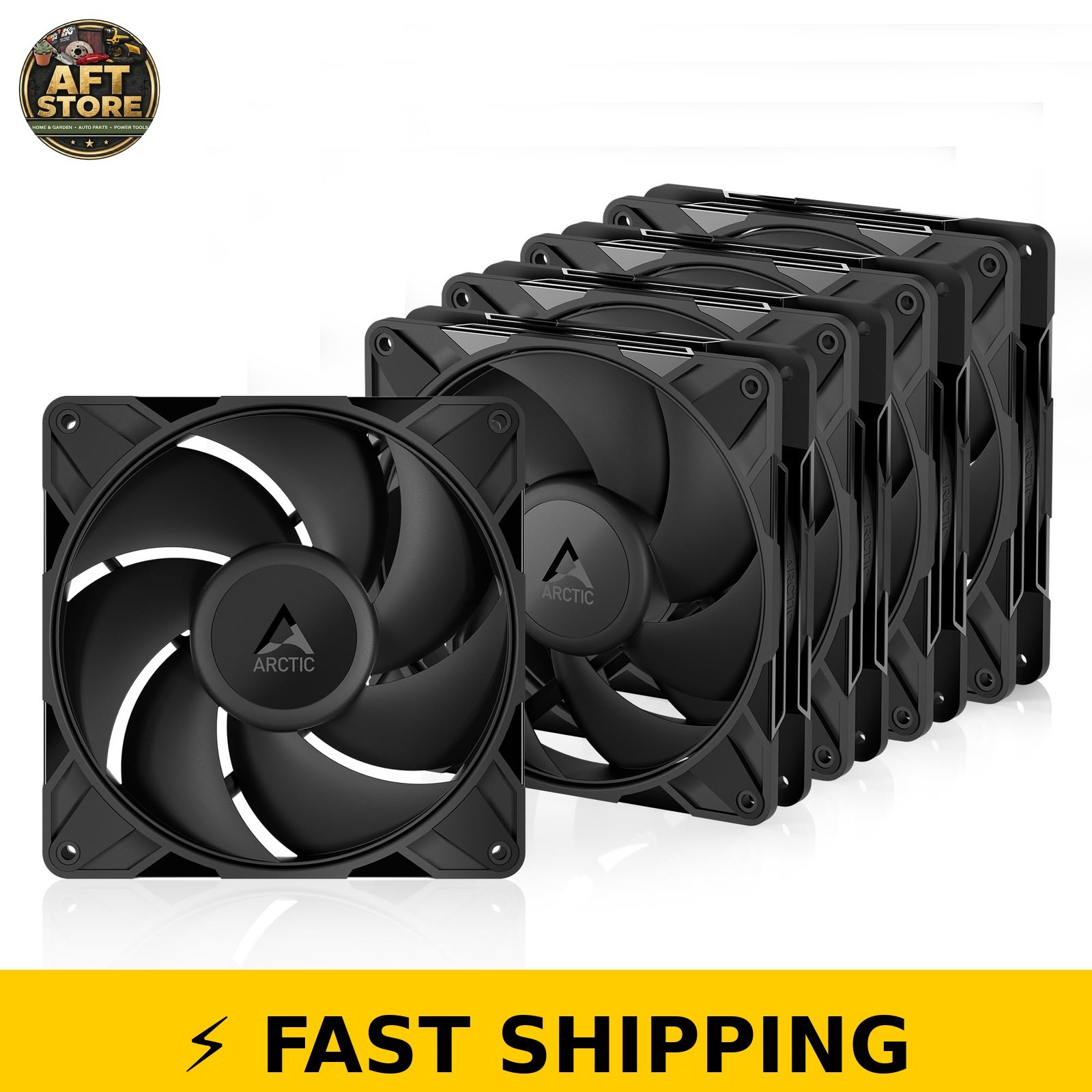 ARCTIC P14 Pro PST, 5 Pack - 140mm PWM Fan - Black
