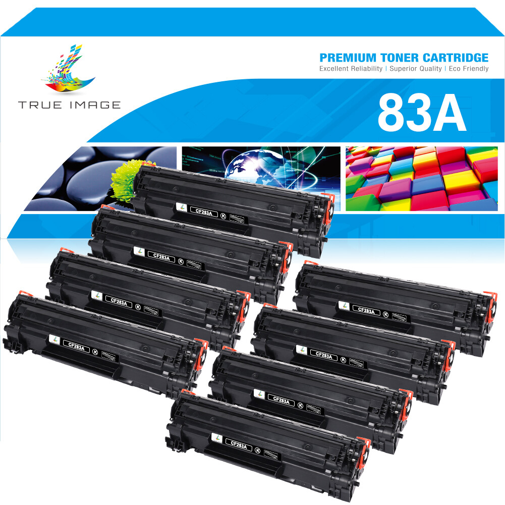 8 Pack CF283A Compatible With HP 83A Toner LaserJet Pro MFP M127fn M125nw M125a