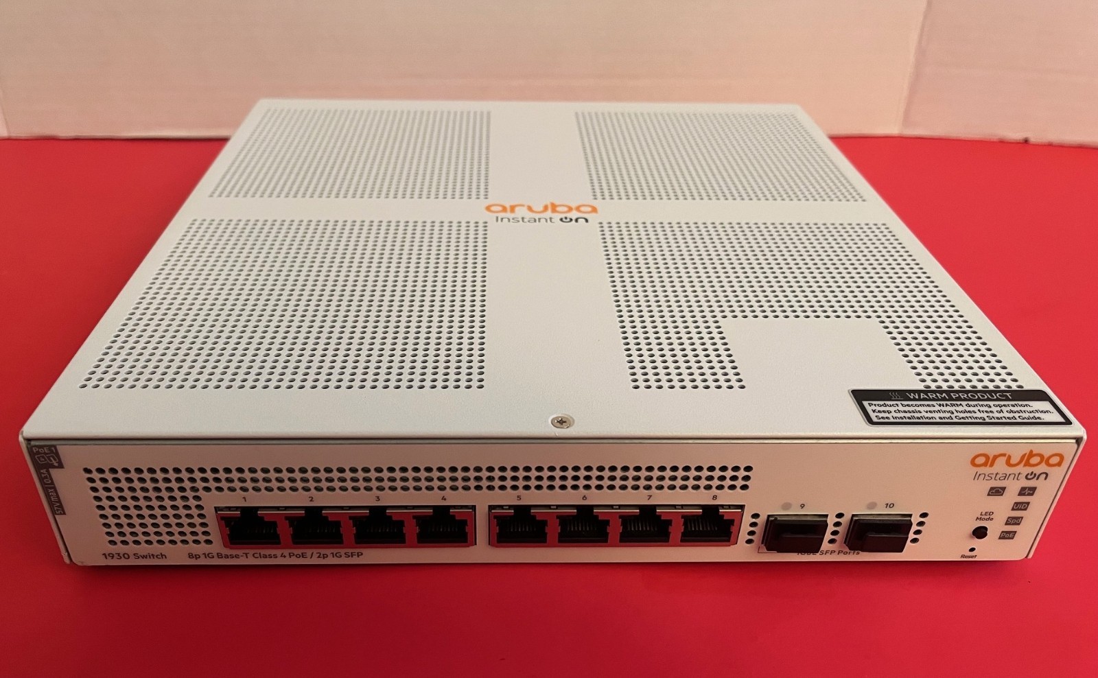Original New Aruba JL681A Switch Gigabit 10g Sfp Reverse Poe Ethernet Switch 8 P