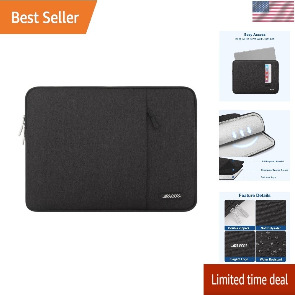 Laptop Case 13.3 inch, 13-13.3 inch Laptop Sleeve Bag with Pocket