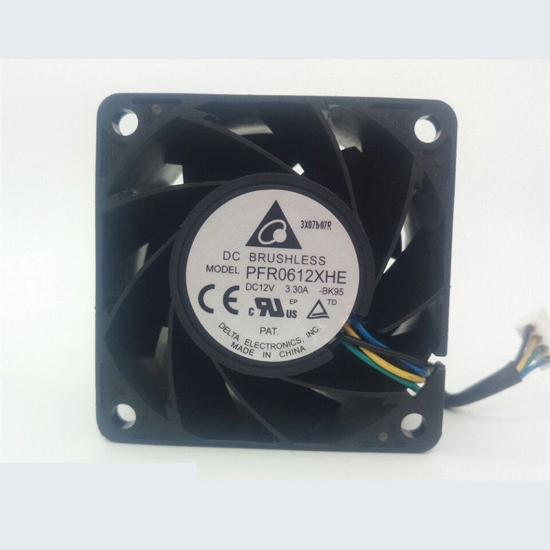 1PCS Delta PFR0612XHE 12V 3.3A 6038 High-Speed Fan with Ultra-High Airflow