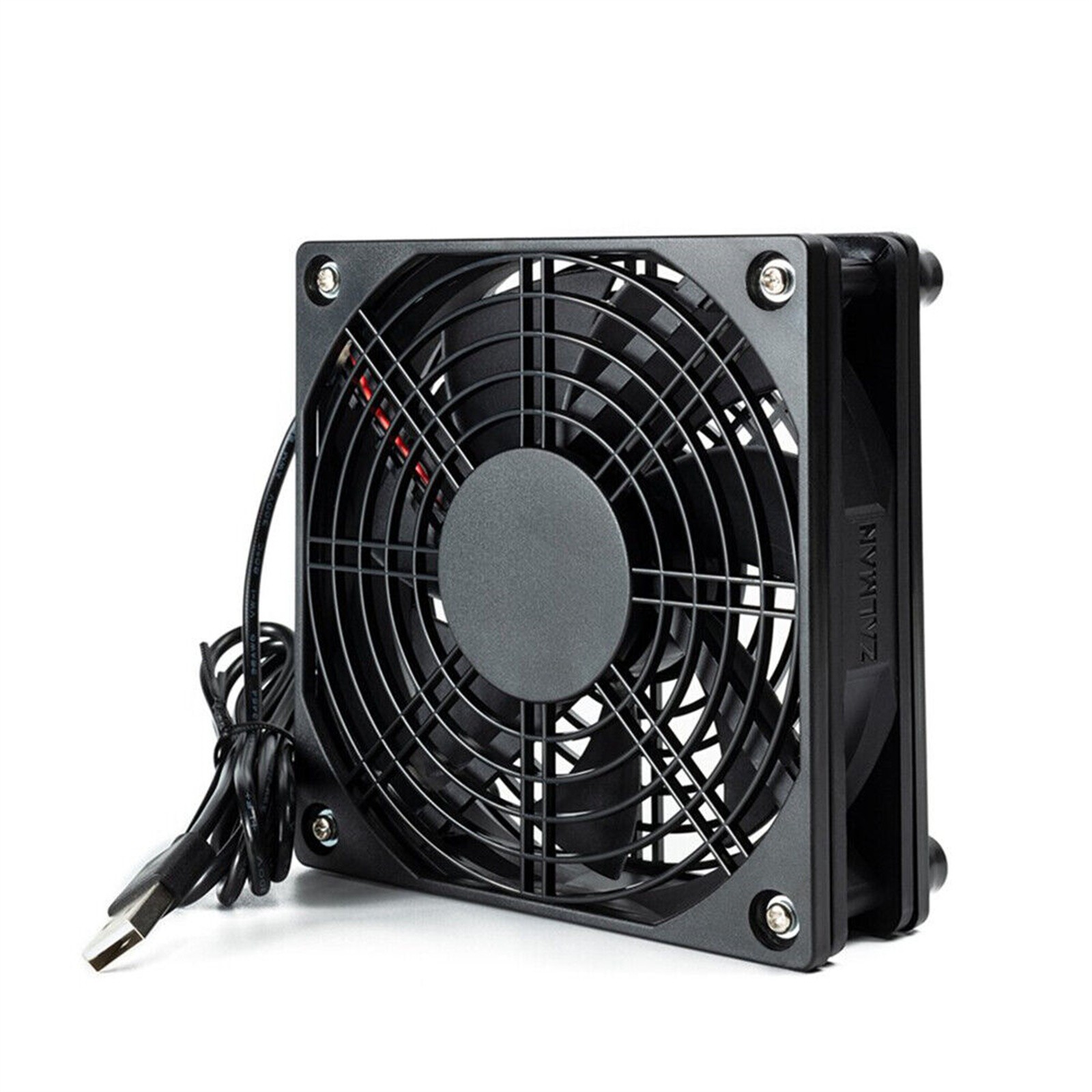 120mm USB Cooling Fan External Desktop Cooler Stand for Router Modem Computer PC