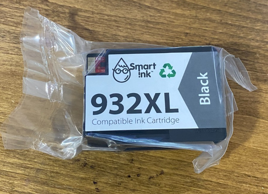 1 X Smart Ink 932XL Black HP 7620 7612 7610 7510 7110 6700 6600 6100