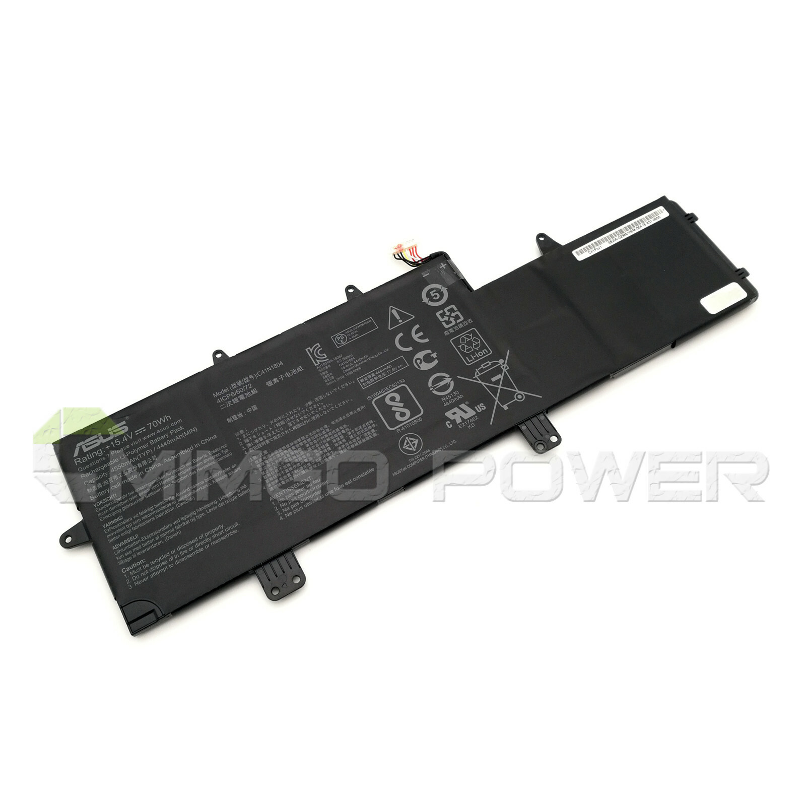 New Genuine C41N1804 70Wh Battery for Asus ZenBook Pro 14 UX480 UX450FDX UX480FD