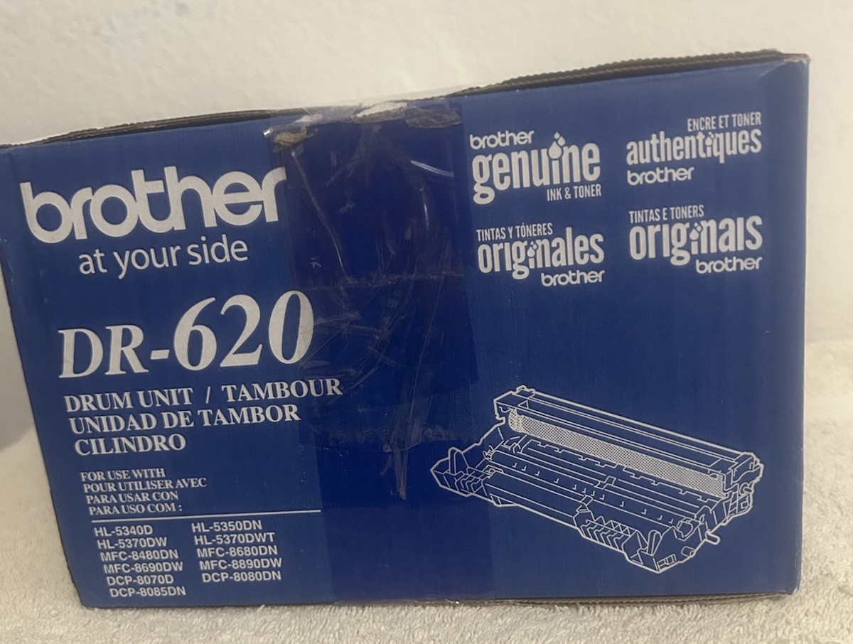 Brother Genuine DRUM Unit, DR620, Seamless Integration Yields Up to 25,000 Pages
