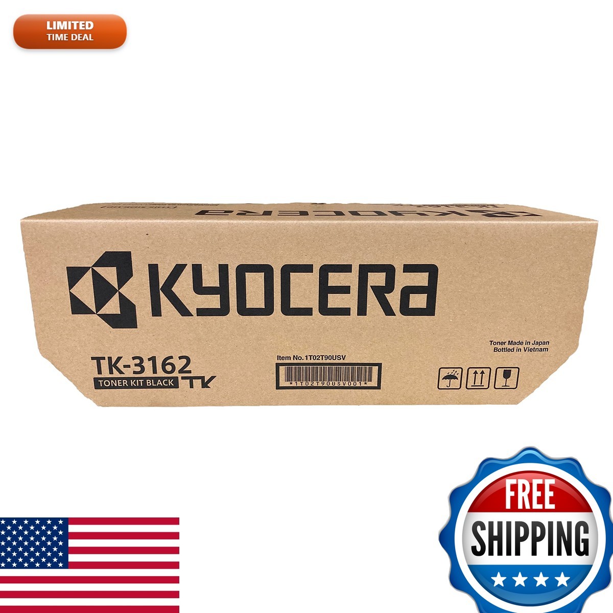 KYOCERA TK-3162 Black Toner Cartridge for P3045dn/P3145dn/M3645idn/M3145idn
