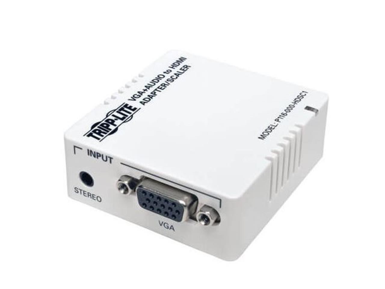 TRIPP-LITE P116-000-HDSC1 VGA with Audio to HDMI Adapter/Scaler "Brand New"