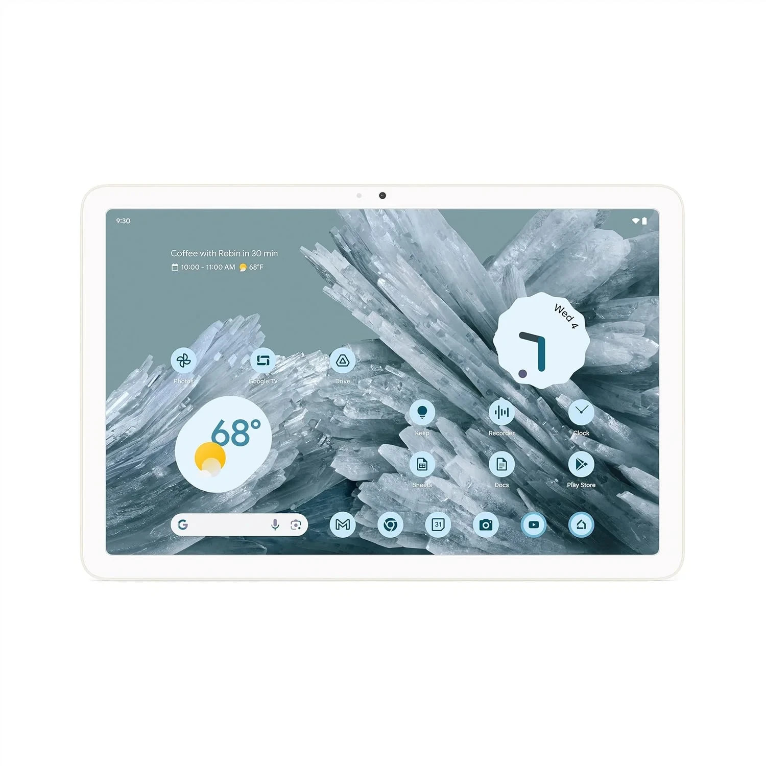 Google Pixel Tablet - 11" WiFi - 128GB - Porcelain - GTU8P - US - No Dock GOOD*