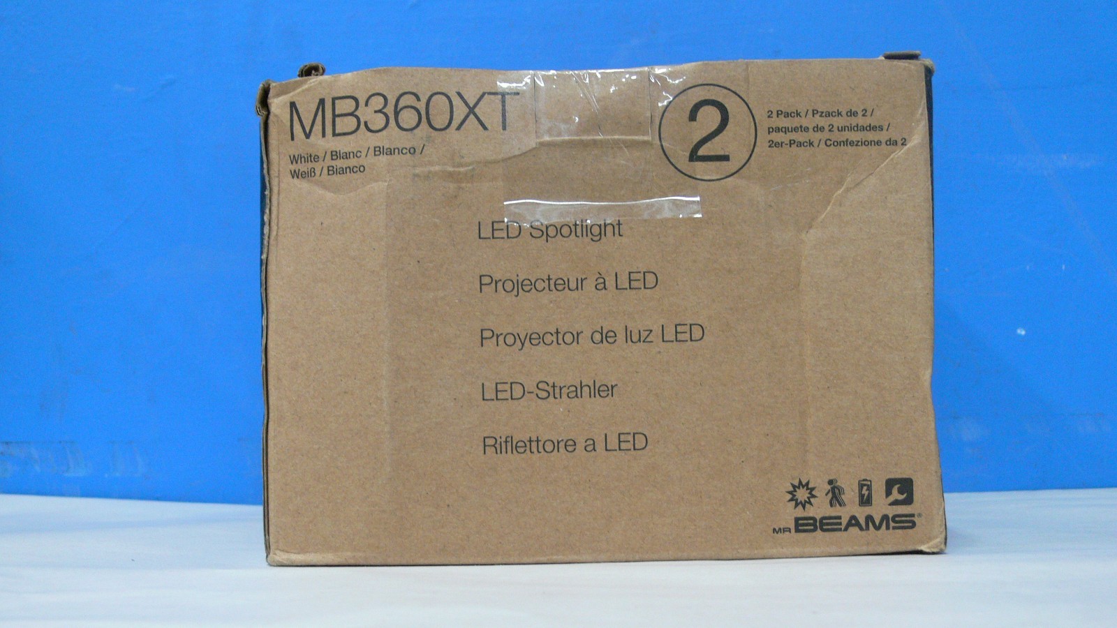 Beams MB360XT 200 Lumen Wireless Battery Operated Motion Sensing LED 2 pack
