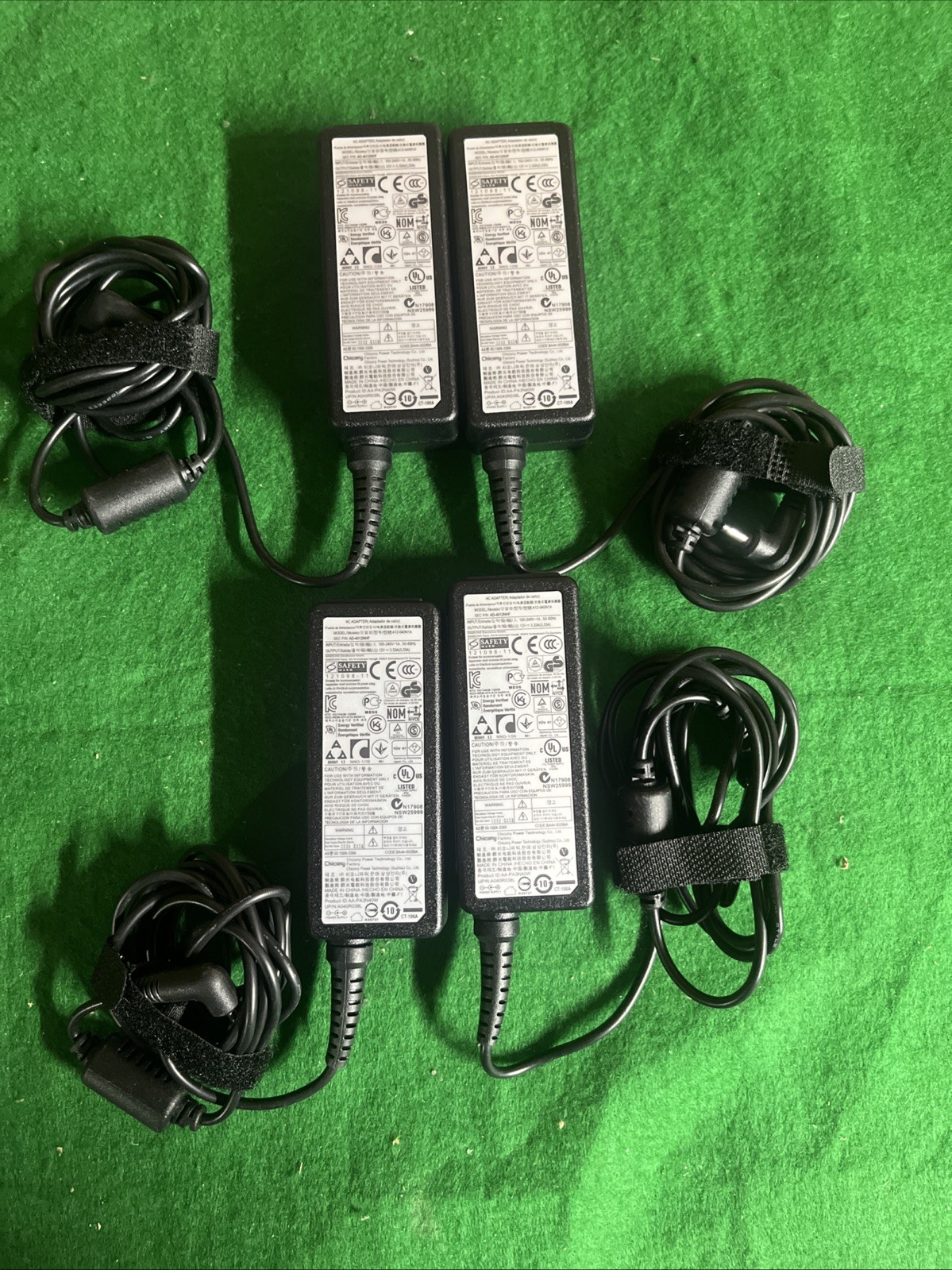 Lot 4: OEM CHICONY A12-040N1A AD-4012NHF Samsung AC Adapter 40W 12V 3.33A @14A