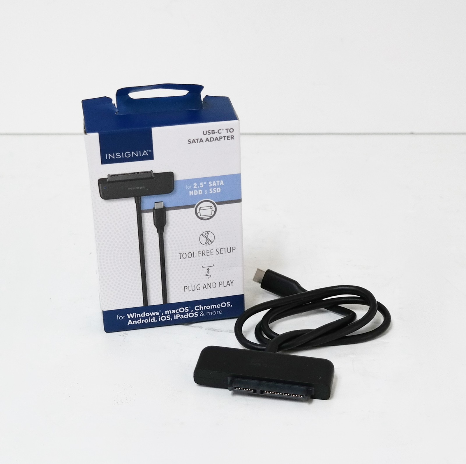 Insignia NS-PACS2B25 1.97' USB-C to SATA Adapter