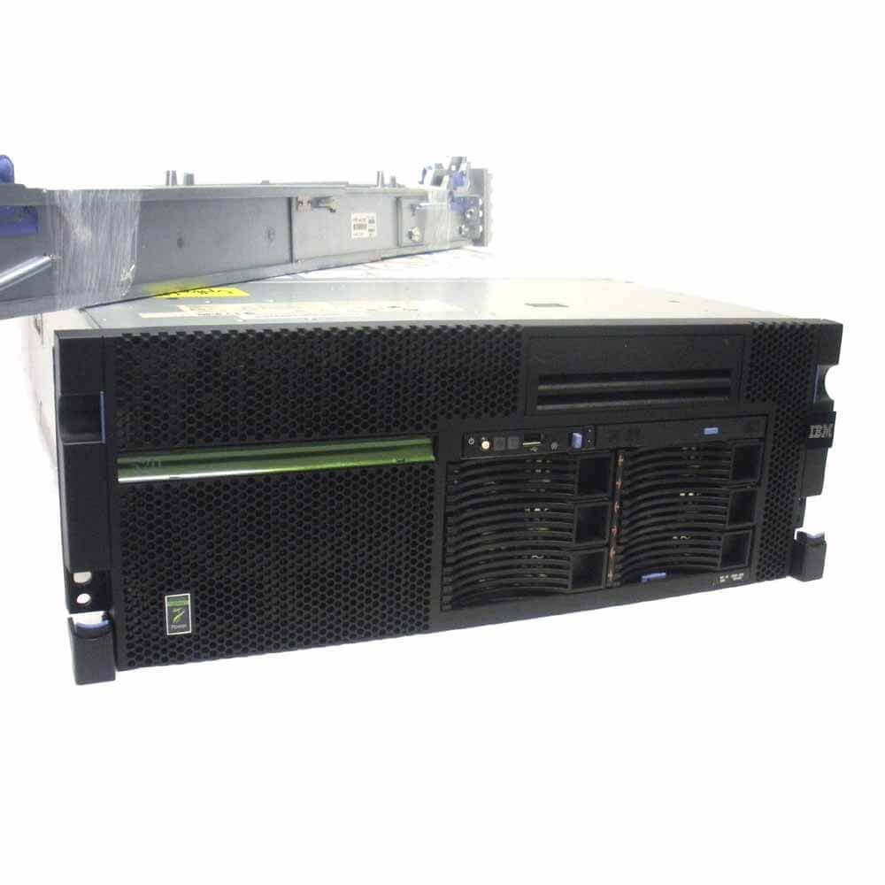 IBM 8203-E4A iSeries 520 Single Core 4.2GHz 4GB 4x 139GB LTO2 OS 7.1 5 Users
