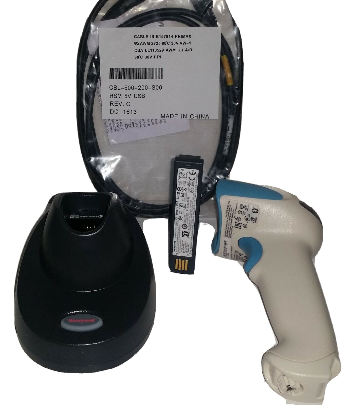 Honeywell Enhanced Xenon 1902h USB Wireless Barcode Scanner 1902HHD-5-COL-INT