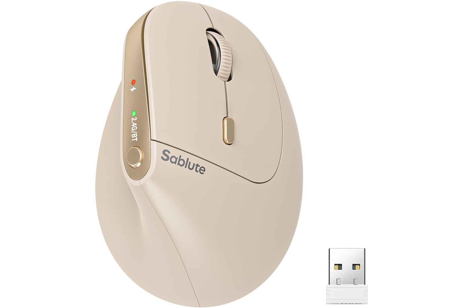 MAM3 Ergonomic Mouse, Bluetooth Mouse for Small and Medium Hands