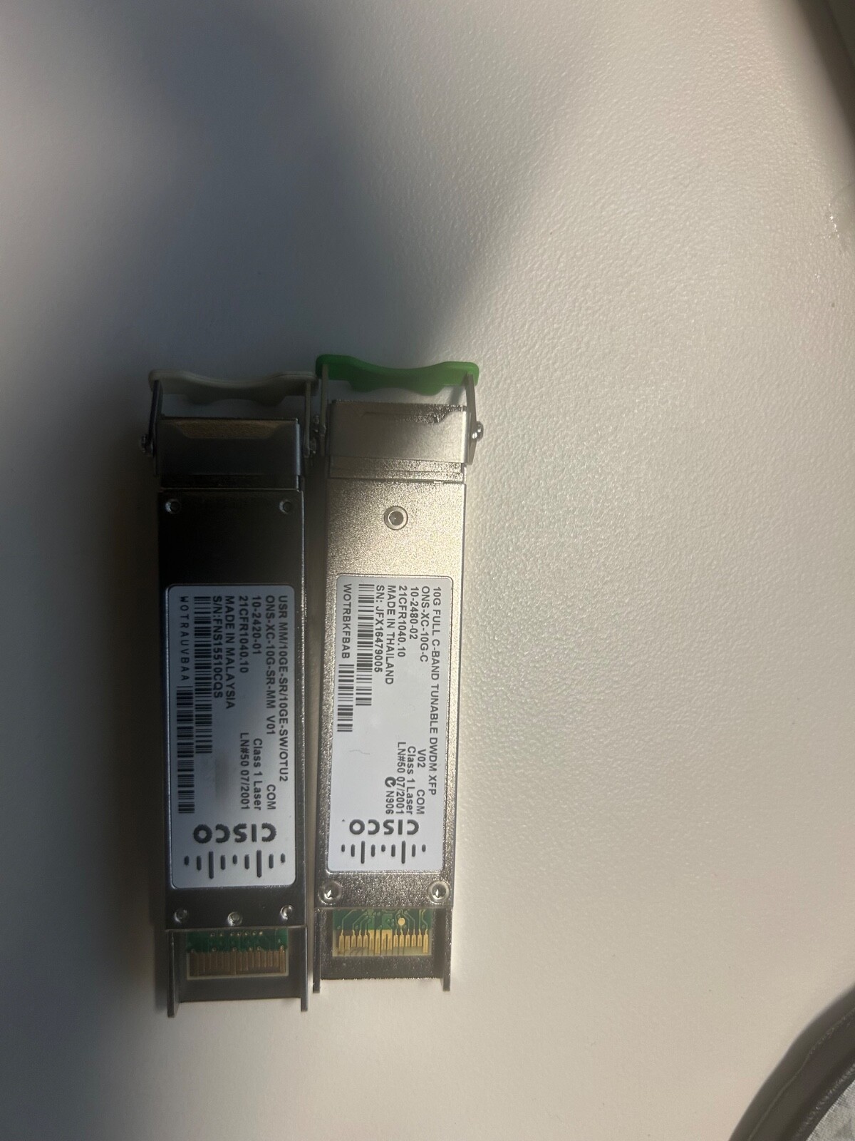 Cisco ONS-XC-10G-C 10GB BASE-DWDM 1565nm SMF DOM LC XFP Transceiver