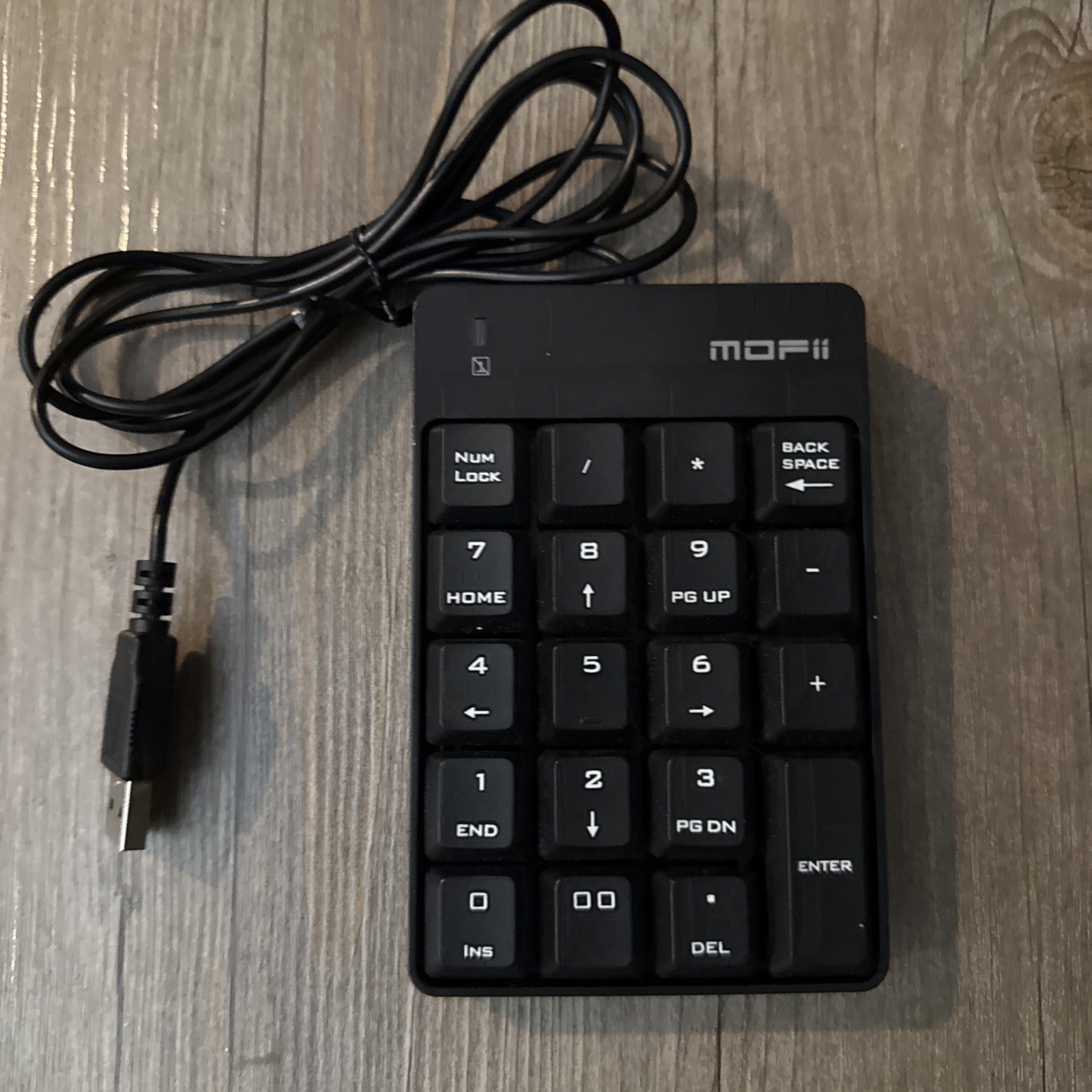 MOFII Wired Number Pad Numeric Keypad Silent 19 Keys USB Numpad Portable