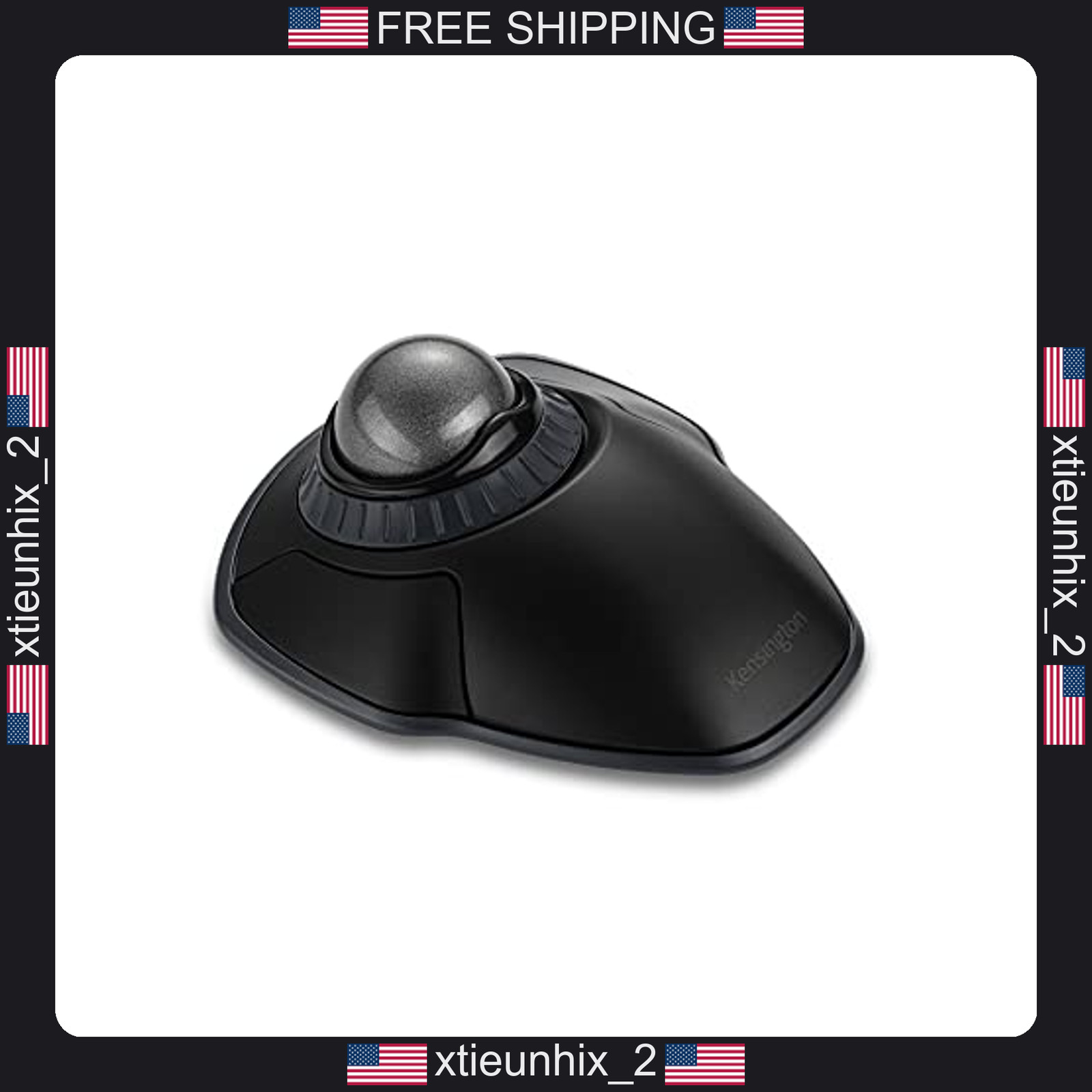 Kensington Orbit Wireless Trackball with Scroll Ring for Mac & PC