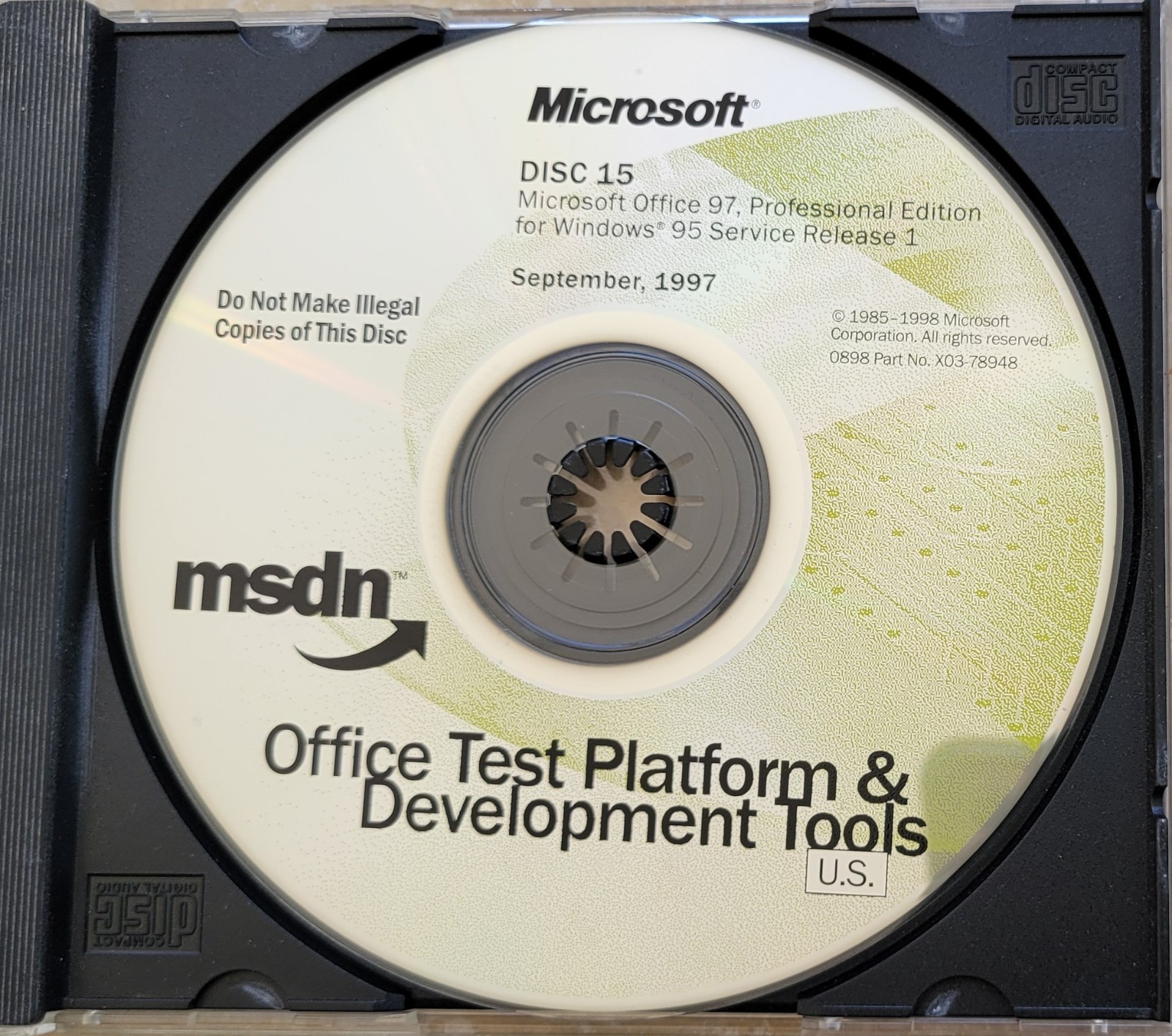Vintage - Microsoft Office 97, Professional Edition SR-1, 1997