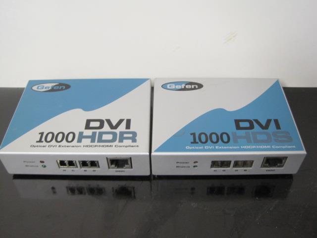 GEFEN 1000 HDS & 1000 HDR OPTICAL DVI EXTENSION  SENDER RECEIVER EX-TEND-IT
