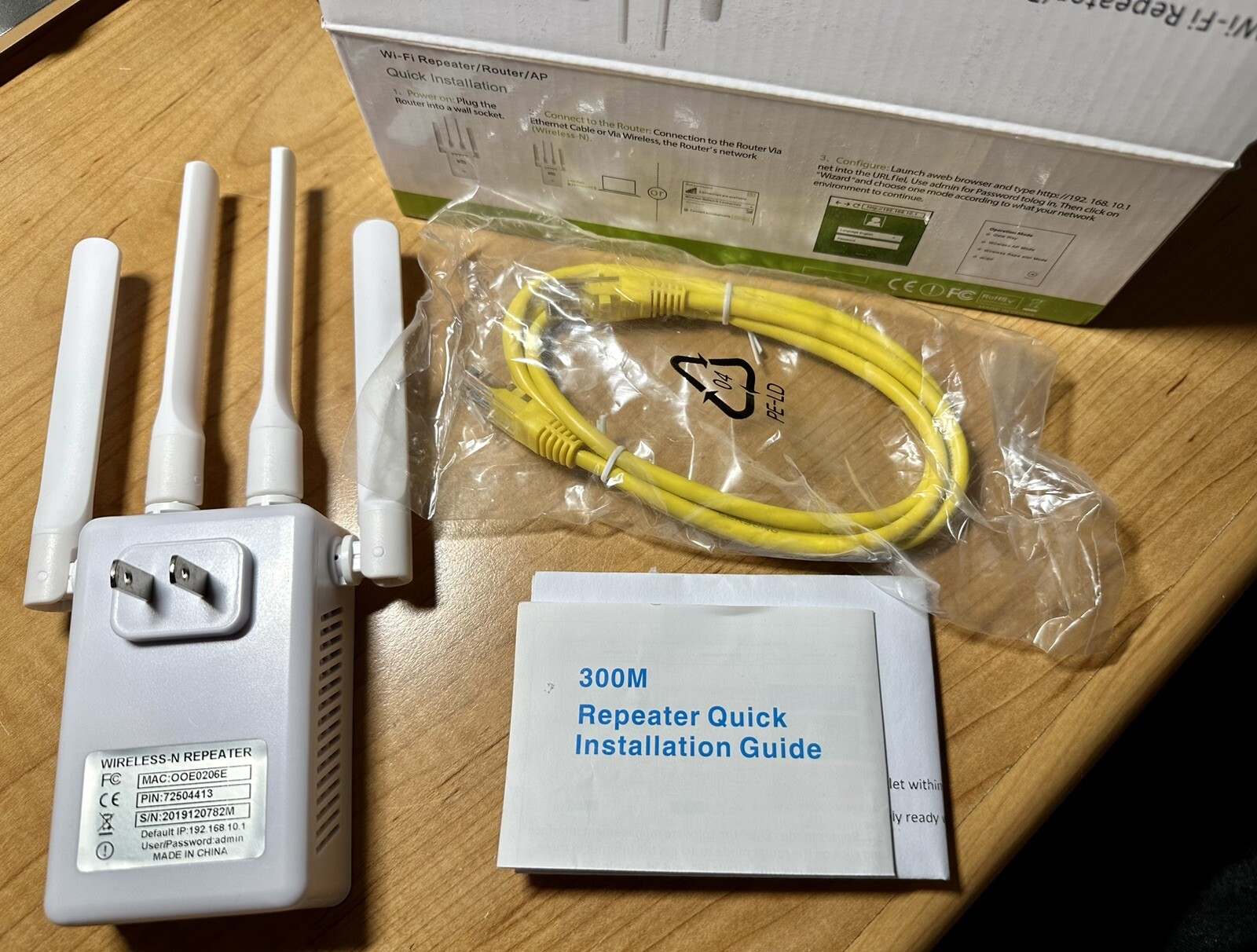*NEW* Wireless-N MiNi Router Signal Repeater Wi-Fi Repeater/Router/AP Never Used