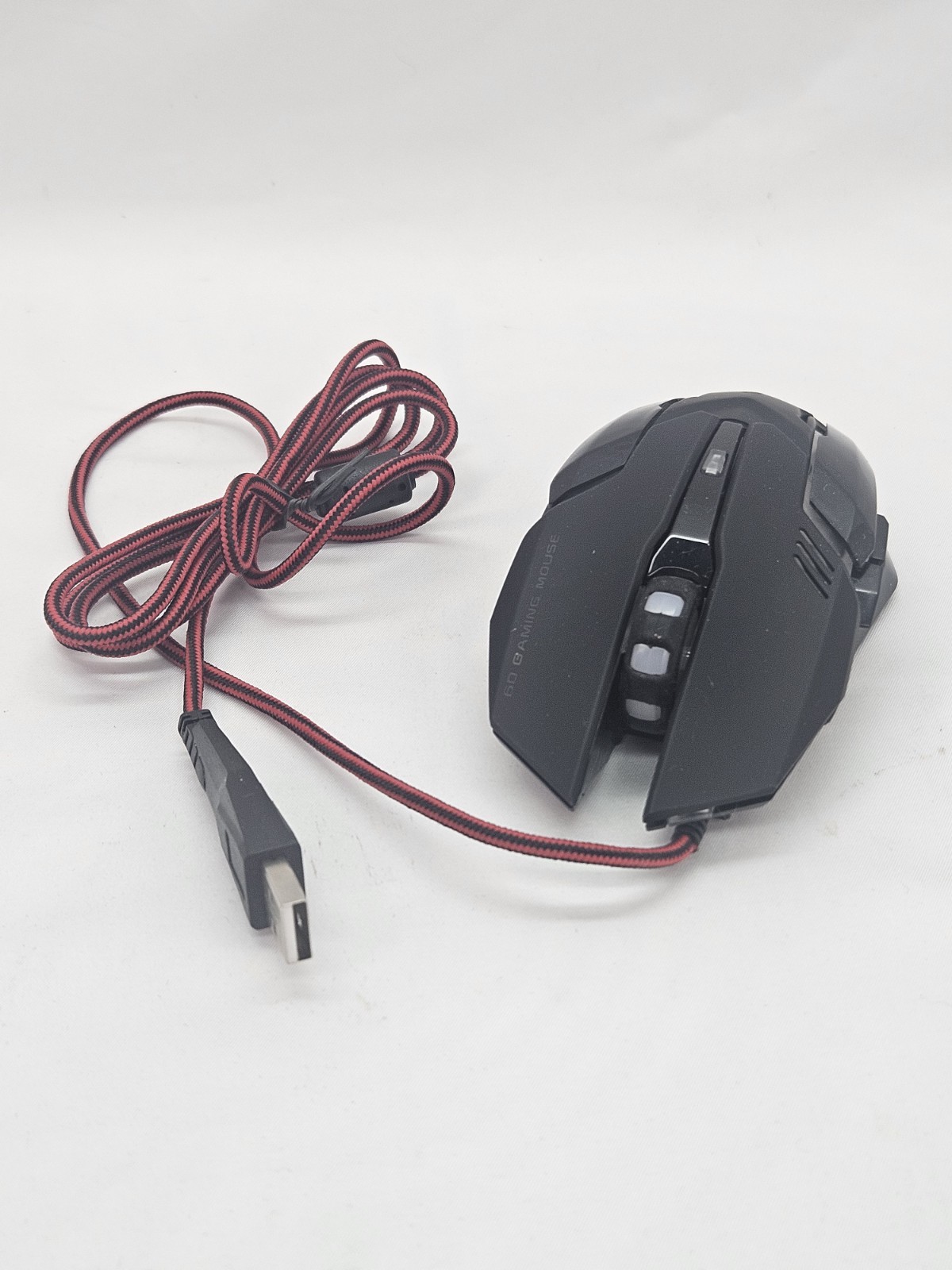 BlueFinger Optical USB Wired Go Gaming PC Mouse W/ Blue Backlight Tested Works