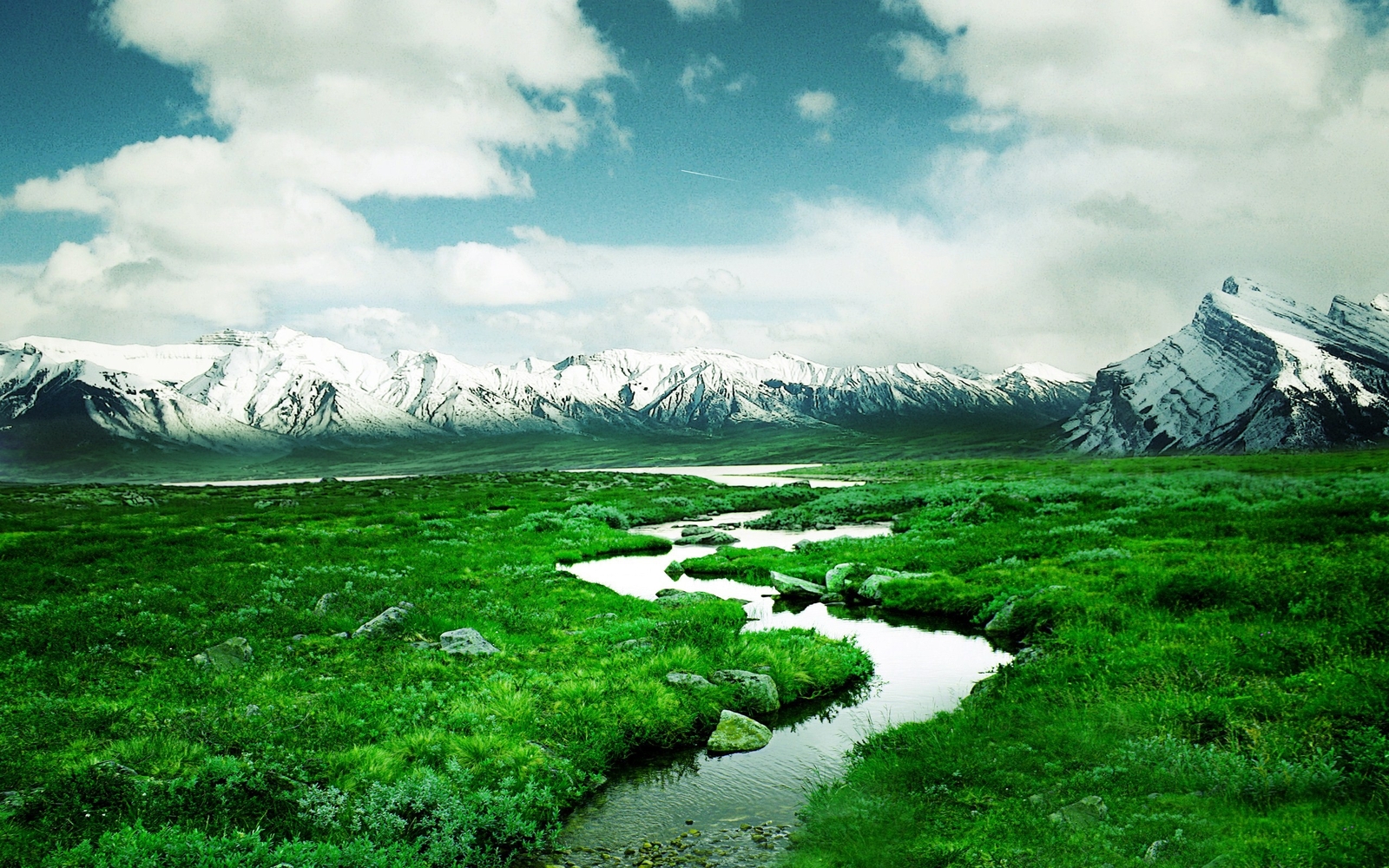 Landscape mountains snowy mountain upscaled nature peak Custom Gaming Mat Desk