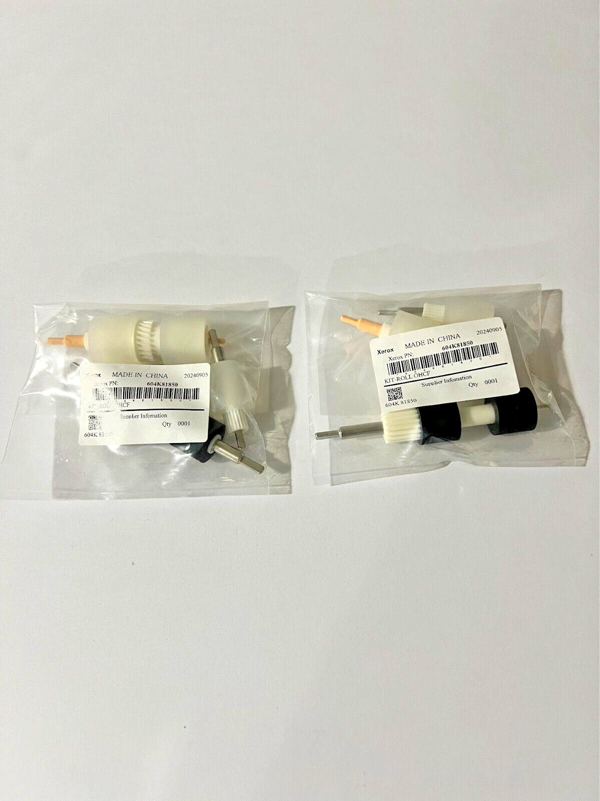 XEROX 604K81850 Feed Roller kit OHCF Xerox 4110, 4112, 4595, D95, D110, Lot of 2