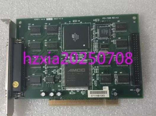 1pc used  PCI-7200 REV.A3 acquisition card